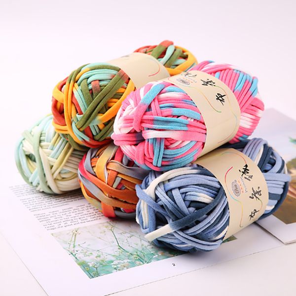 fancy cloth yarn for handmade crochet bag soft cotton blended yarn for hand knitting blanket cushion 2cm 30m, Black;white
fancy cloth yarn for handmade crochet bag soft cotton blended yarn for hand knitting blanket cushion 2cm 30m, Black;white