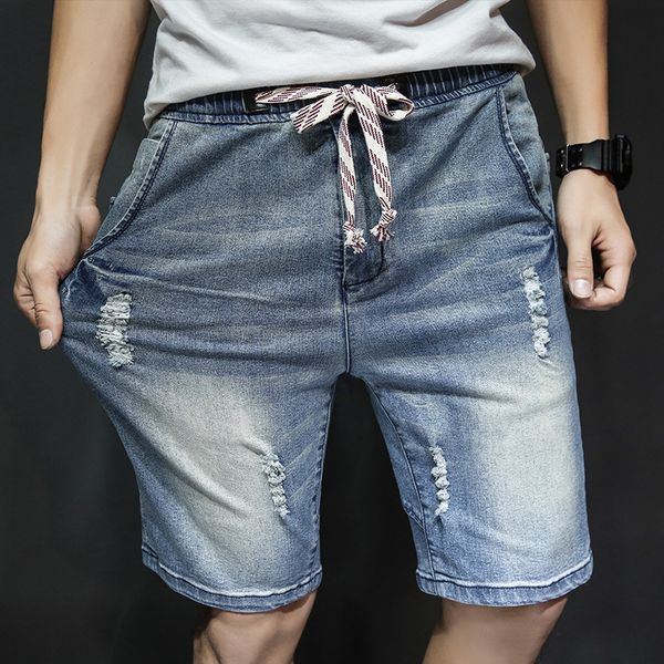 summer new lines with holes shorts men's cowboy light color loose and plus-sized youth selling popular brand harem pants, Blue
summer new lines with holes shorts men's cowboy light color loose and plus-sized youth selling popular brand harem pants, Blue