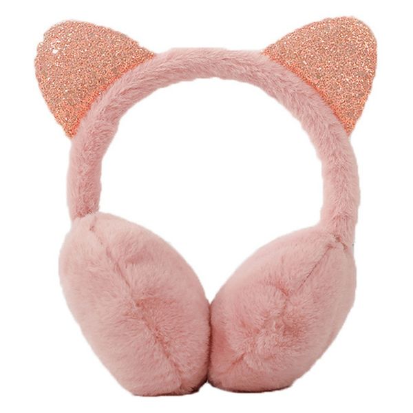 

2020 fashion women girls fur winter ear warmer earmuffs cute cat ear muffs plush elastic outdoor winter covers warmers