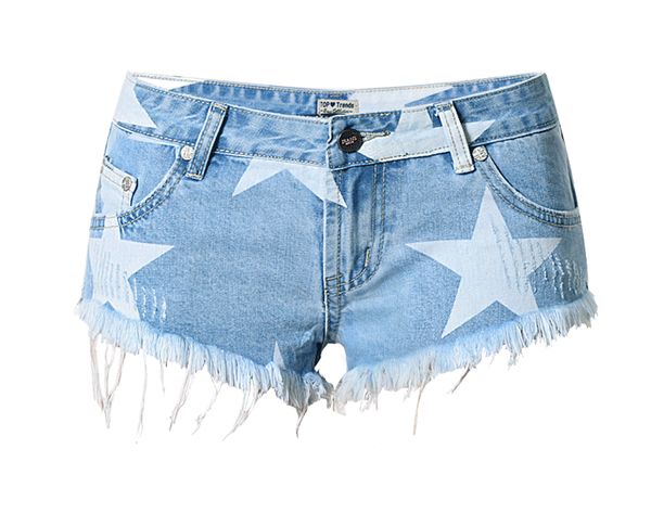 casual summer tassels denim women shorts high waisted stars print short pants plus size short jeans, White;black
casual summer tassels denim women shorts high waisted stars print short pants plus size short jeans, White;black