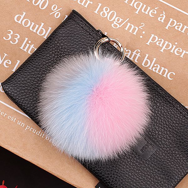 pink/grey/blue-13cm/5" real fox fur ball pompom handbag keychain pendant keyring tassels, Silver
pink/grey/blue-13cm/5" real fox fur ball pompom handbag keychain pendant keyring tassels, Silver