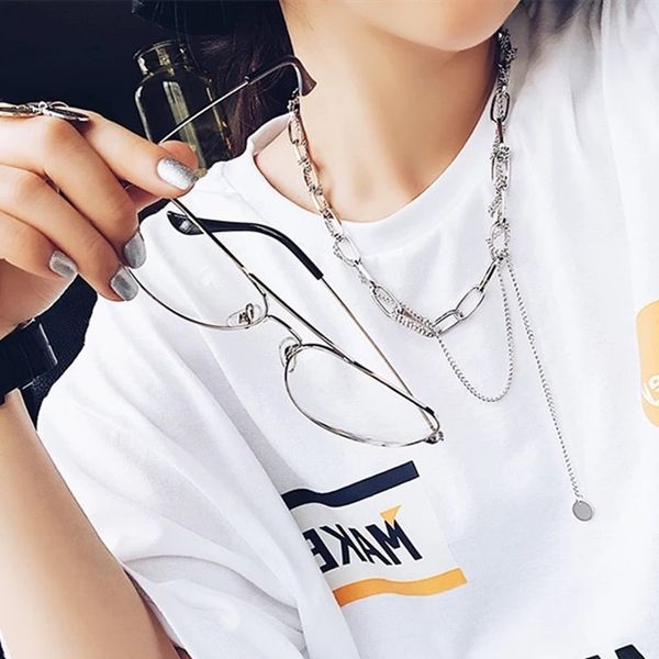 fashion street casual metal chain rhinestone multi-layer clavicle chain japan and south korea exaggerated personality necklace, Golden;silver
fashion street casual metal chain rhinestone multi-layer clavicle chain japan and south korea exaggerated personality necklace, Golden;silver