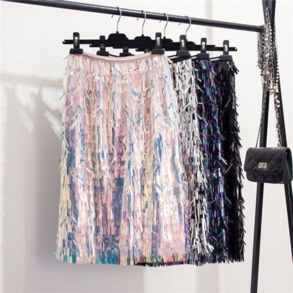 women ladies sequin pencil skirt midi club shiny party dance silver faddish new, Black
women ladies sequin pencil skirt midi club shiny party dance silver faddish new, Black