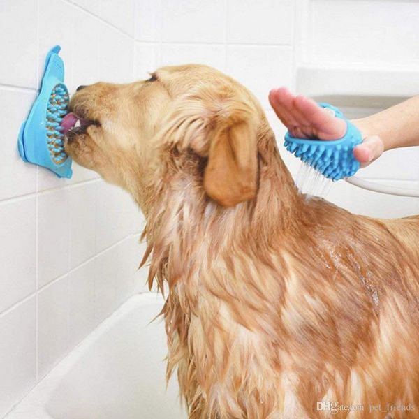 High quality Pet Sucker Slow Eating Bowl Be Attached to The Wall Glass Slowly Eat and Distracting Attention Shower Dog Lick Pad
High quality Pet Sucker Slow Eating Bowl Be Attached to The Wall Glass Slowly Eat and Distracting Attention Shower Dog Lick Pad