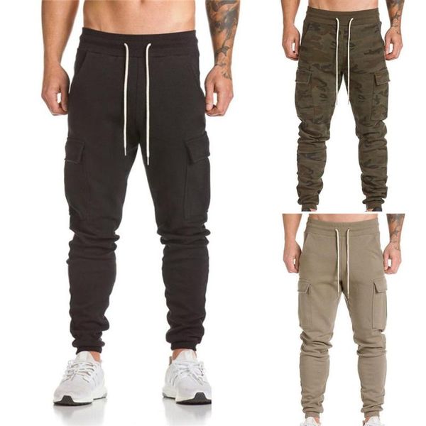 multi-pockets men casual sweatpants jogger sports trousers drawstring long pants, Black
multi-pockets men casual sweatpants jogger sports trousers drawstring long pants, Black