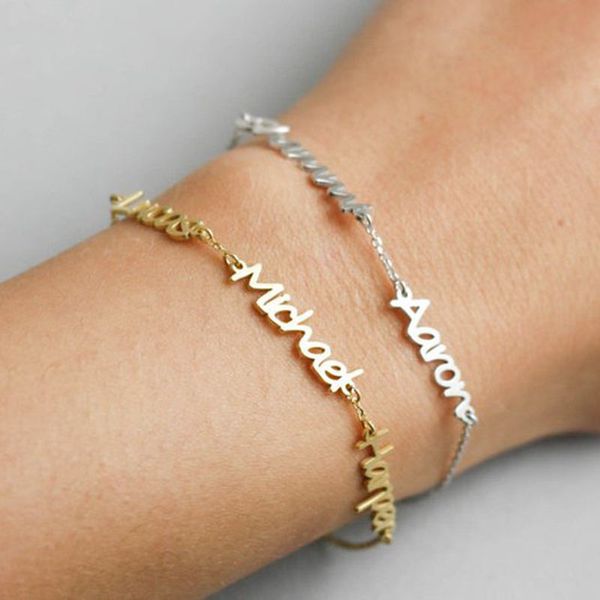 personalized three name bracelet for mama dad child letter nameplate jewelry stainless steel couple bracelet friendship gift bff, Black
personalized three name bracelet for mama dad child letter nameplate jewelry stainless steel couple bracelet friendship gift bff, Black