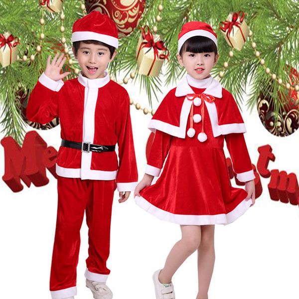 christmas boy girls costume red santa claus costume kindergarten carnival party dress up clothes children costumes suit
christmas boy girls costume red santa claus costume kindergarten carnival party dress up clothes children costumes suit