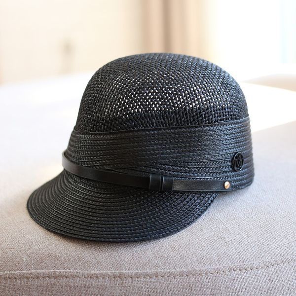 straw casquette baseball cap stitching straw hat stall knight's cap summer travel female british equestrian, Blue;gray
straw casquette baseball cap stitching straw hat stall knight's cap summer travel female british equestrian, Blue;gray