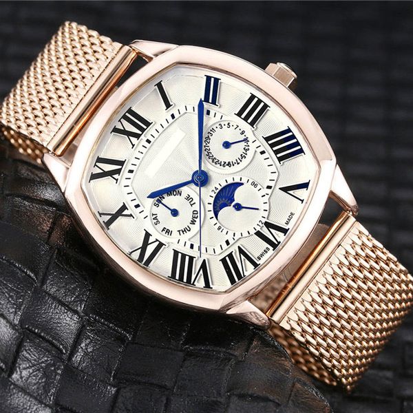 casual mens watches all dials work full stainless steel band 42mm dial wrist watch for men valentine gift wholesale, Slivery;brown
casual mens watches all dials work full stainless steel band 42mm dial wrist watch for men valentine gift wholesale, Slivery;brown