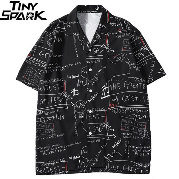 2019 hawaiian shirt streetwear men hip hop shirts graffiti print harajuku beach shirt summer casual short sleeve new, White;black
2019 hawaiian shirt streetwear men hip hop shirts graffiti print harajuku beach shirt summer casual short sleeve new, White;black