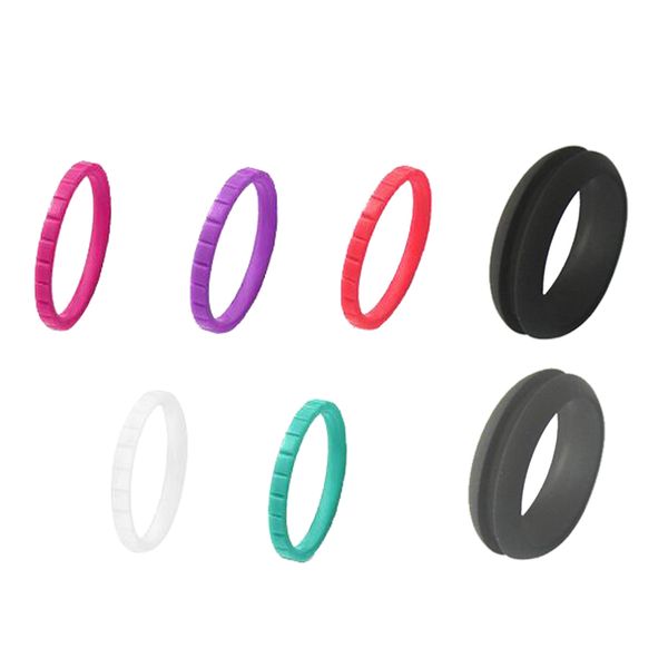 7pcs 8mm silicone finger ring hand jewelry accessory for sport yoga size 10, Golden;silver
7pcs 8mm silicone finger ring hand jewelry accessory for sport yoga size 10, Golden;silver