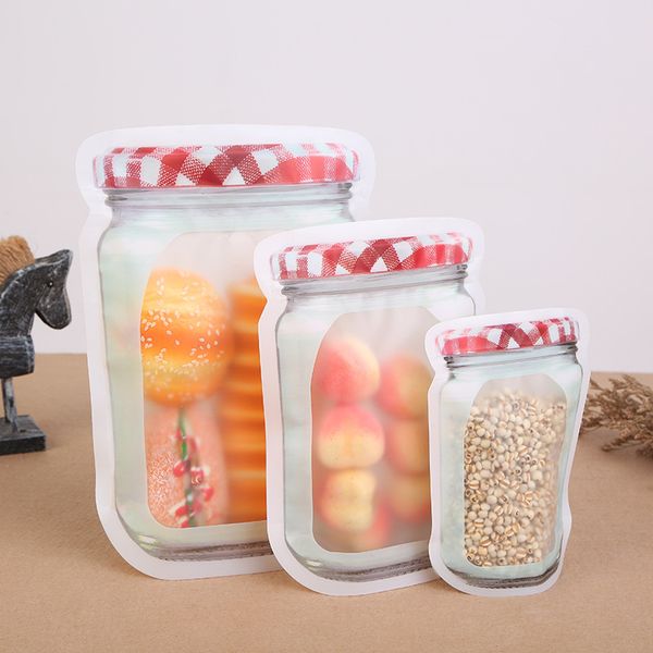 mason jar creative self-sealing bag pe plastic bags mason bottle shape food packing bags saver kitchen organizer bag
mason jar creative self-sealing bag pe plastic bags mason bottle shape food packing bags saver kitchen organizer bag