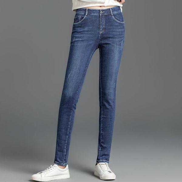 korean-style fashion 2019 fall and winter clothes elasticity jeans women's versatile women's jeans skinny pants, Blue
korean-style fashion 2019 fall and winter clothes elasticity jeans women's versatile women's jeans skinny pants, Blue