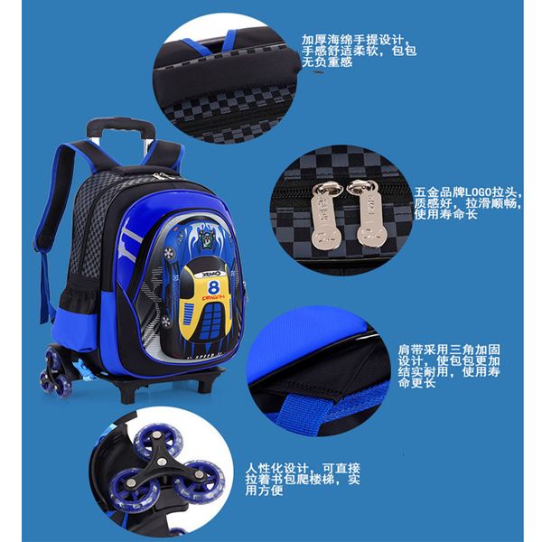 students six rounds of climbing stairs trolley bag primary designer school students shoulders cartoon car children designer school bag
students six rounds of climbing stairs trolley bag primary designer school students shoulders cartoon car children designer school bag