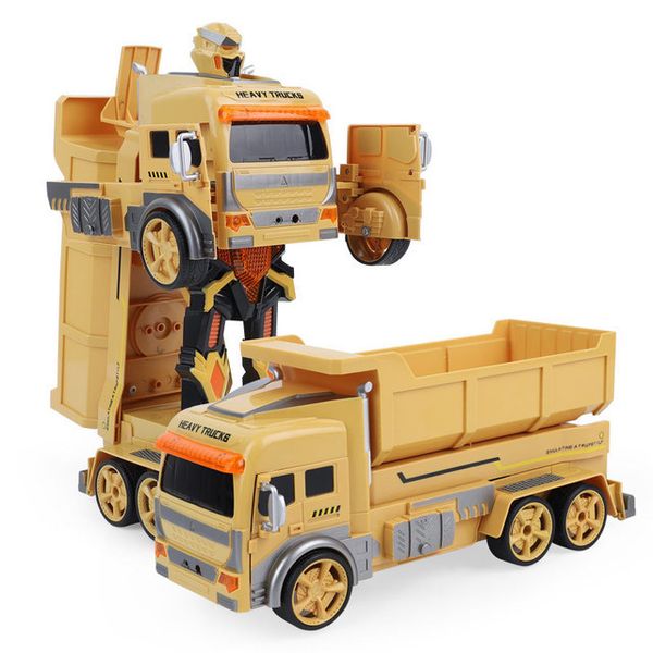 new style voice gesture sensing remote control transformer a key transformation engineering vehicle children's toy car
new style voice gesture sensing remote control transformer a key transformation engineering vehicle children's toy car