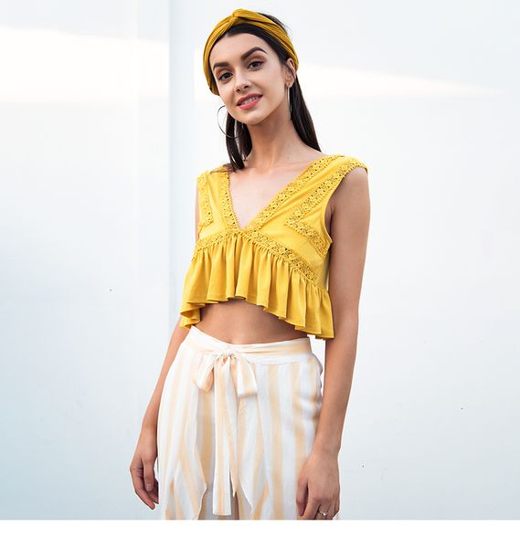 crop top женщина танки tops sexy v шеи шифон танк женщины сборки backless короткая рубашка tee summer casual streetwear lace, White
crop top женщина танки tops sexy v шеи шифон танк женщины сборки backless короткая рубашка tee summer casual streetwear lace, White
