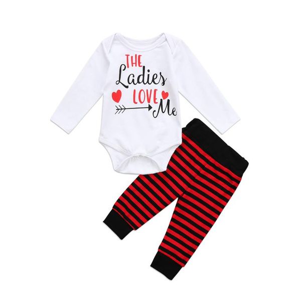 babies 2 pcs clothing set newborn baby boy girl letters outfit clothes bodysuits striped pants xmas clothes set, White
babies 2 pcs clothing set newborn baby boy girl letters outfit clothes bodysuits striped pants xmas clothes set, White