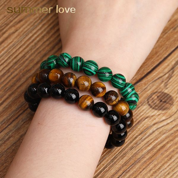 design tiger eye malachite agate beads bracelet for men women 6mm 8mm10mm lava stone yoga healing balance stretch bracelets, Black
design tiger eye malachite agate beads bracelet for men women 6mm 8mm10mm lava stone yoga healing balance stretch bracelets, Black