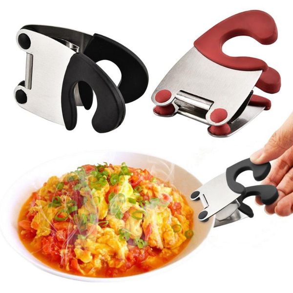 1pc stainless steel anti scald pot clip plate bowl dish pot holder clamp clip rubber spoon holder kitchen tool
1pc stainless steel anti scald pot clip plate bowl dish pot holder clamp clip rubber spoon holder kitchen tool