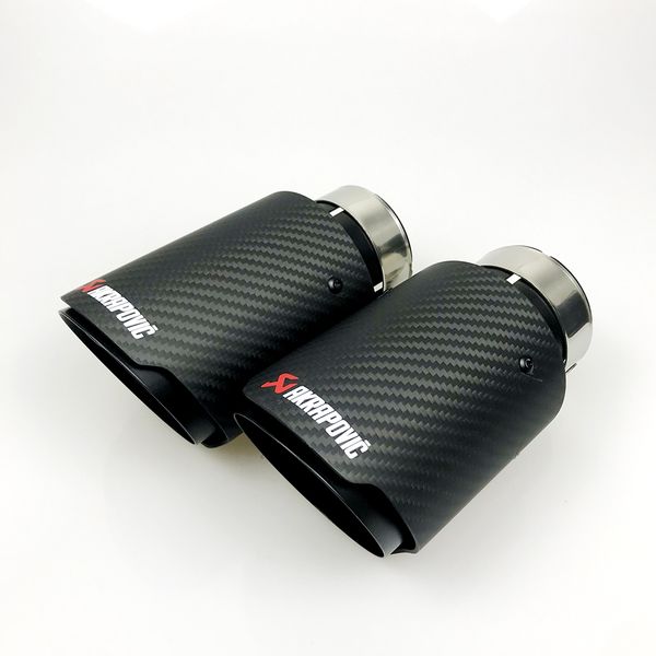 1 piece universal akrapovic carbon fiber car exhaust pipe muffler tip straight matte + black coated
1 piece universal akrapovic carbon fiber car exhaust pipe muffler tip straight matte + black coated