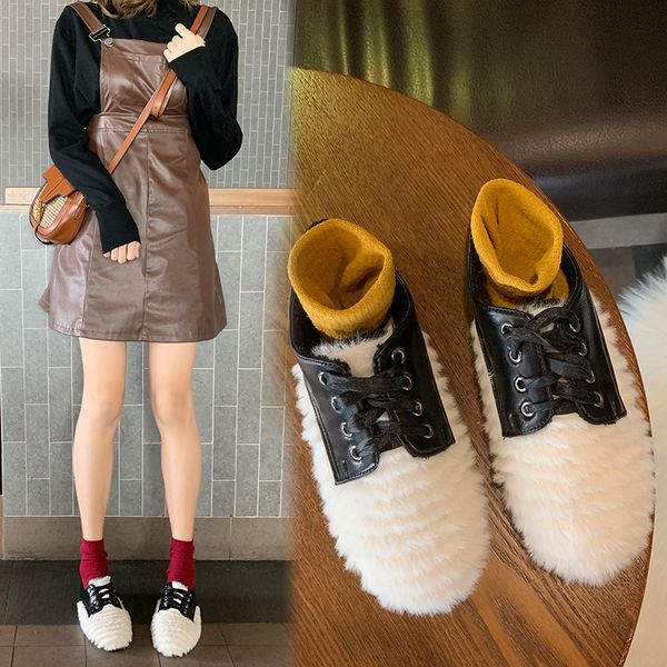 all-match korean shoes women autumn casual female sneakers slip-on round toe loafers fur women's moccasins 2019 fall slip on, Black
all-match korean shoes women autumn casual female sneakers slip-on round toe loafers fur women's moccasins 2019 fall slip on, Black