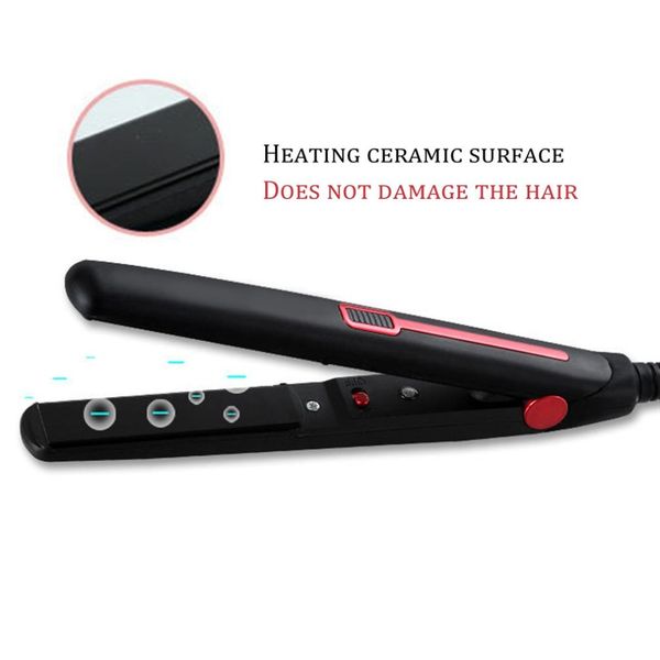 mini portable hair straightener splint plate fringe curling straightener diy electric curlers hair styling tools dry & wet 220v, Black
mini portable hair straightener splint plate fringe curling straightener diy electric curlers hair styling tools dry & wet 220v, Black