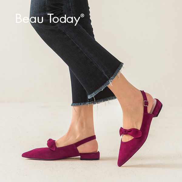 beautoday women summer sandals genuine leather kid suede pointed toe butterfly-knot ladies flats handmade 32095, Black
beautoday women summer sandals genuine leather kid suede pointed toe butterfly-knot ladies flats handmade 32095, Black