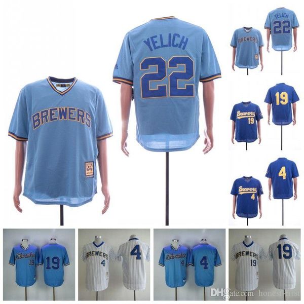 Cheap News Milwaukee 4# Molitor 19# Yount 22# YELICH White Light Dark Blue Retro Baseball News Shirt Stitched
Cheap News Milwaukee 4# Molitor 19# Yount 22# YELICH White Light Dark Blue Retro Baseball News Shirt Stitched
