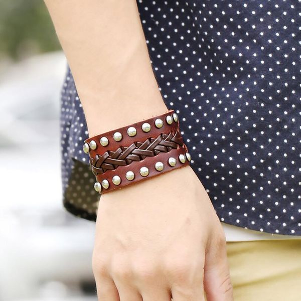 new fashion casual punk style rivet buckle belt pu leather bracelets bangles for women charm wristband wrap bangle, Black
new fashion casual punk style rivet buckle belt pu leather bracelets bangles for women charm wristband wrap bangle, Black