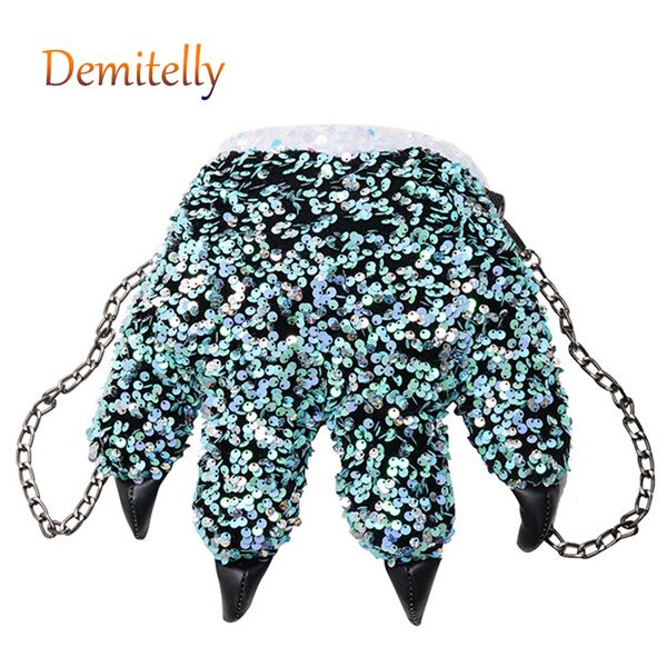 sequin cat claw shape ladies single shoulder handbag personality shiny women's chain crossbody bag color children's bag wallet
sequin cat claw shape ladies single shoulder handbag personality shiny women's chain crossbody bag color children's bag wallet