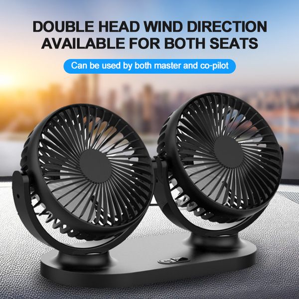 2020 new car fan dual head dual switch moving head usb charging small fan 360° rotation large wind car accessories for
2020 new car fan dual head dual switch moving head usb charging small fan 360° rotation large wind car accessories for