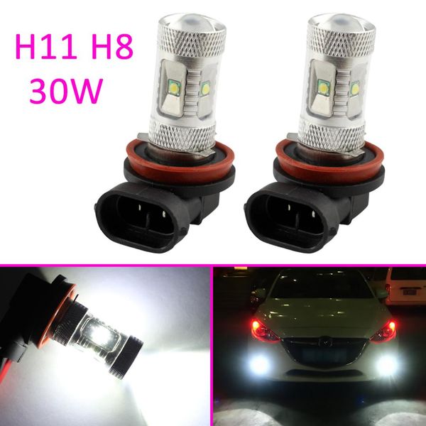 auto parts h11 h8 fog light driving led bulb 30w fit for car lamp drl projector white trim accessories
auto parts h11 h8 fog light driving led bulb 30w fit for car lamp drl projector white trim accessories