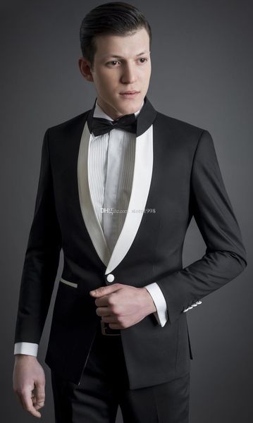 new style groomsmen mandarin white lapel groom tuxedos black men suits wedding/prom/dinner man blazer ( jacket+pants+tie) g148, Black;gray
new style groomsmen mandarin white lapel groom tuxedos black men suits wedding/prom/dinner man blazer ( jacket+pants+tie) g148, Black;gray