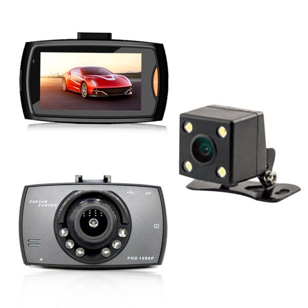 new2.7 inch dual lens car dvr camera full hd 1080p 6 lights night vision wide angle external rear camera h.264 g-sensor dash cam
new2.7 inch dual lens car dvr camera full hd 1080p 6 lights night vision wide angle external rear camera h.264 g-sensor dash cam
