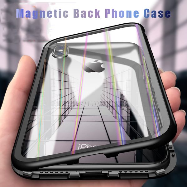 Магнитный чехол для телефона 360 Back для IPhone7 Чехол X 8 6 Plus из закаленного стекла + вст 
Магнитный чехол для телефона 360 Back для IPhone7 Чехол X 8 6 Plus из закаленного стекла + вст