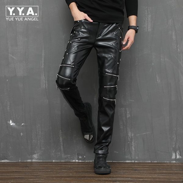 2020 new arrival winter personality pu leather pants men night club slim fit skinny male trousers stretchy pencil pants, Black
2020 new arrival winter personality pu leather pants men night club slim fit skinny male trousers stretchy pencil pants, Black