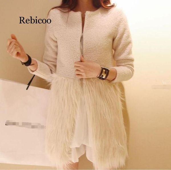 women's fur & faux autumn and winter ladies coat fashion temperament high street thick warm o-neck, Black
women's fur & faux autumn and winter ladies coat fashion temperament high street thick warm o-neck, Black