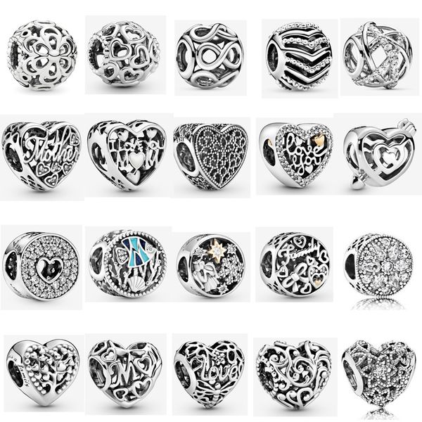 925 sterling silver pavé & heart anniversary charm sparkling lines openwork charm fit pandora original charm bracelets, Black
925 sterling silver pavé & heart anniversary charm sparkling lines openwork charm fit pandora original charm bracelets, Black