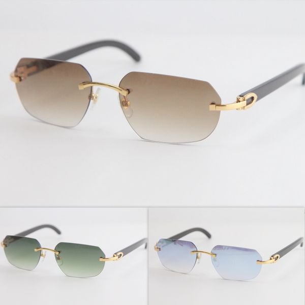 vintage men women rimless sunglasses genuine natural black buffalo horn glasses driving c decoration gold designer mens women luxury eyewear, White;black
vintage men women rimless sunglasses genuine natural black buffalo horn glasses driving c decoration gold designer mens women luxury eyewear, White;black
