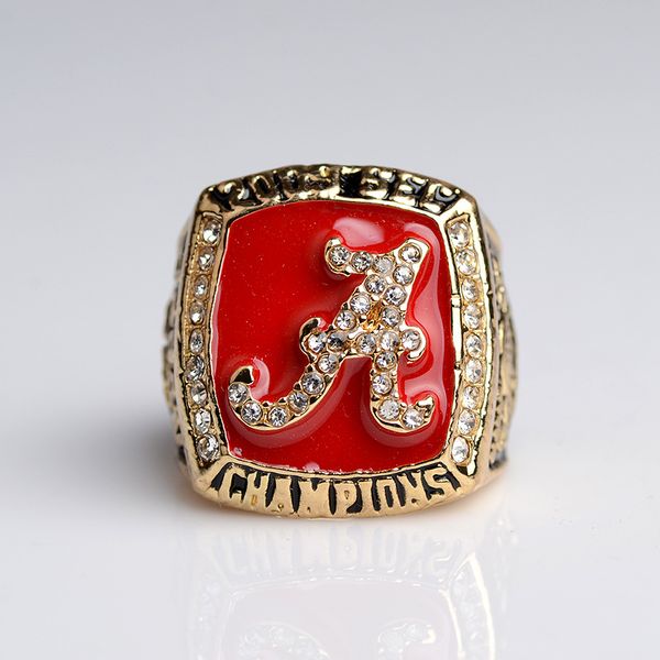 2009 alabama crimson roll tide college football national championship ring good quality ring, Golden;silver
2009 alabama crimson roll tide college football national championship ring good quality ring, Golden;silver