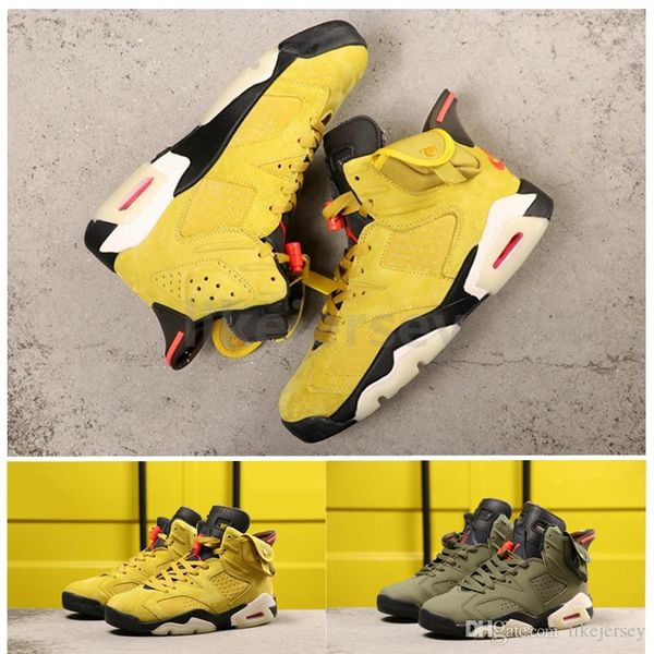 2020 travis scott 6 mens basketball shoes 3m ts olive green yellow cactus jack baskets x 6s des chaussures designer sneakers size 40-46, Black
2020 travis scott 6 mens basketball shoes 3m ts olive green yellow cactus jack baskets x 6s des chaussures designer sneakers size 40-46, Black