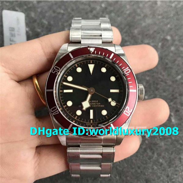 Zf heritage black bay 79230r men watch wi eta 2824 2 automatic 28800vph red bezel black dial apphire de igner luminou watche 41mm, Slivery;brown
Zf heritage black bay 79230r men watch wi eta 2824 2 automatic 28800vph red bezel black dial apphire de igner luminou watche 41mm, Slivery;brown
