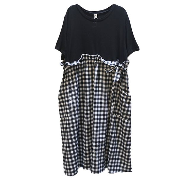 qing mo summer women elegant dress 2020 women plaid patchwork dress female mixture zqy3981, Black;gray
qing mo summer women elegant dress 2020 women plaid patchwork dress female mixture zqy3981, Black;gray