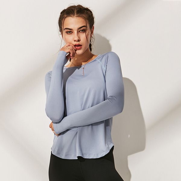 sports for fitness for women fashion new long sleeve yoga running workout quick drying breathable fitness shirt, White;red
sports for fitness for women fashion new long sleeve yoga running workout quick drying breathable fitness shirt, White;red