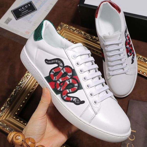 luxury mens sneaker sell men small bee casual shoes genuine leather comfortable mens loafers shoess size 38-45, Black
luxury mens sneaker sell men small bee casual shoes genuine leather comfortable mens loafers shoess size 38-45, Black