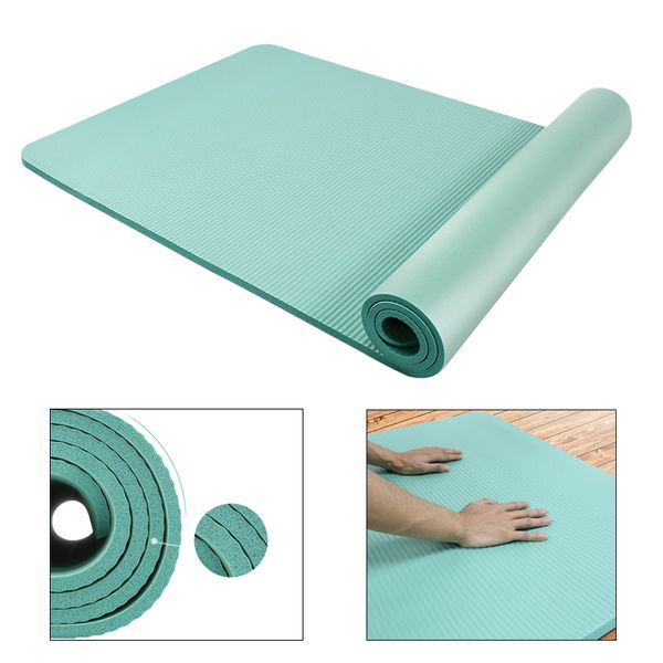 10mm quality yoga mat 185*80cm thicked nbr non-slip fitness pilates mat with carry rope home exercises gym sport pad
10mm quality yoga mat 185*80cm thicked nbr non-slip fitness pilates mat with carry rope home exercises gym sport pad