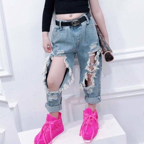 summer girls jeans baby denim pants kids bottoms children trousers streetwear fashion big hole ripped tassel 3 to 12 yrs, Blue
summer girls jeans baby denim pants kids bottoms children trousers streetwear fashion big hole ripped tassel 3 to 12 yrs, Blue