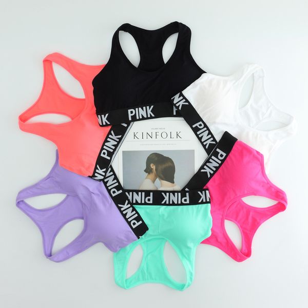Girl Shirts for Yoga Gym bras Push Up Bra Fitness Patchwork Tops love Adjustable Strap Bra pink
Girl Shirts for Yoga Gym bras Push Up Bra Fitness Patchwork Tops love Adjustable Strap Bra pink