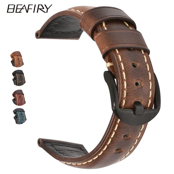 beafiry 20mm 22mm 24mm oil tanned natural crack genuine leather watch band watch straps watchbands belt with pin buckle, Black;brown
beafiry 20mm 22mm 24mm oil tanned natural crack genuine leather watch band watch straps watchbands belt with pin buckle, Black;brown