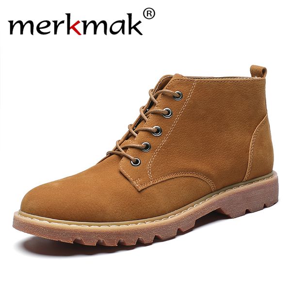 mermak fashion men's work boots male ankle shoes luxurious brand leather men safety boots dress shoes party wedding casual flats, Black
mermak fashion men's work boots male ankle shoes luxurious brand leather men safety boots dress shoes party wedding casual flats, Black